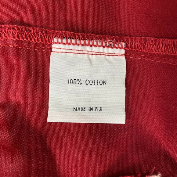 CORFU Jeans 10 12 Red Jacket Vintage Corfu Basics - Picture 11 of 12